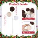 6 Pack 15" Large Artificial Christmas Tree Picks Neutral Xmas Branches Hanging Decoration for Christmas Tree Home Vase Holiday Season Decor