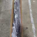 Hand Rails for Outdoor Steps-Adjustable Angle 6-7 Steps Stair Handrail-Galvanized Aluminum Alloy-600 lb LC-Indoor Stair Railing Kit-Waterproof Exterior Porch Railing-Deck Hand Rail for Concrete Wood (Straight)