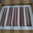 20 Pcs Red Thin Wall Brick Veneers, 2.4" x 7.9" for Kitchen Backsplash, Fireplace, Living Room, Interior and Exterior Wall Decoration (3.5 sq.ft)