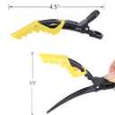 HH&LL Hair Clips for Women Wide Teeth & Double-Hinged Design Alligator Styling Sectioning Clips of Professional Hair Salon Quality - 10 Pack (Mixing)