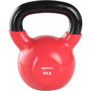 Amazon Basics Vinyl Kettlebell 35 LB