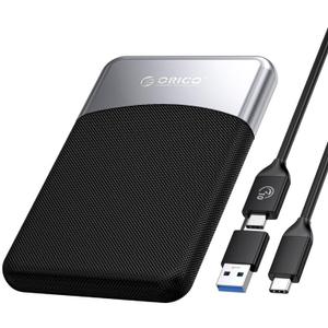 ORICO 1TB External SSD with 2 in 1 USB C Cable, Portable Solid State Drive USB 3.2 Gen 1 Up to 460MB/s, Dust and Drop Resistance, Reliable Storage for USB-C Smartphone, PC, Tablet, Labtop - M25PRO