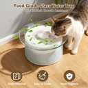 Glass Smart Cat Water Fountain,Filterless Pet Water Fountain No Filter,Ultra Silent Cat Fountains,Separation Design