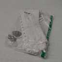 SZIVYSHI Corset Tops for Women, Bustier Shapewear Lingerie, Lace Waist Push Up Bodysuit (X-Small, White)