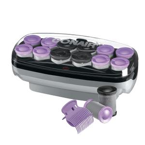 Conair Hot Rollers Hair Curlers for Long, Medium and All Hair | Heated Rollers with Roller Clips Included | 1 1/2-inch and 1 3/4 inch Rollers