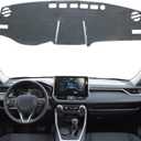 for Toyota Rav4 Accessories 2025 2024 2023 2022 2021 2020 2019 Dashboard Cover Dash Cover Mat Custom Fit Center Console Cover Sunshield Protector RAV 4 PadGray