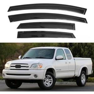 IG Window Visor for 2000-2006 Toyota Tundra Access Cab, Rain Guard Tape-On Extra Durable Sun Wind Side Vent Window Deflector, 2000 2001 2002 2003 2004 2005 2006 (Access Cab Only)