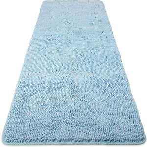 Yeaban Coral Bathroom Rugs – Thick Chenille Bath Mats | Absorbent and Washable Bath Rug Non-Slip, Plush and Soft Rugs for Bathroom Floor, Shower, Sink - 24" x 36"