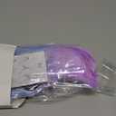 PLULON Blue Purple Ombre Bob Wig with Bangs, Colorful Short Funny Bob Wigs with Heart Sunglasses Hair Cap Cosplay Hairpieces for Halloween Costume Party Heat Temperature Synthetic Fiber for Women Men