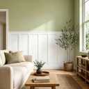 189 x 54 Inch MDF Premade Board and Batten Paintable Wainscoting Kit
