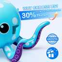Sprinkler for Kids, Inflatable Octopus Water Toys with 6 Rings, Kids Sprinklers for Yard, Summer Outdoor Toys Backyard Water Spray Sprinkler Fun Toy for 3 4 5 6 7 8 Years and Up Boys Girls Gifts