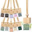 Funnymoom 50 Pcs Christmas Team Gifts Bulk for Staff Appreciation Small Thank You Empty Hanging Car Air Freshener Diffuser Together Everyone Achieves More Gifts for Employee Nurse Teachers Coworker