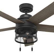 Dreo Smart Ceiling Fans with Lights, Low profile Ceiling Fan with Alexa/App, 52'' Dimmable Lighting & Color Tuning, RGB Ambient Light for Living Room, Game Room, Easy Installation, Quiet, Black