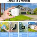 SOIADV 2K Wireless Window Camera,No-Drill Install,2.4GHz & 5GHz WiFi Indoor Cameras for Home Security,AI Human & Vehicle Detection, 6s Pre-Roll, Battery Powered,4MP Color Night Vision,SD/Cloud