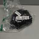 Drawstring Ponytail for Black Women, Afro Puff Kinky Curly Hair Ponytail Extension with Bangs Off Black Updo Natural Hair Ponytail (2# Dark Brown)