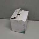 Modern Clear Coaster Set of 5- Glass Coasters for Drinks Crystal Coaster Round Cup Coasters Coffee Table Decor for Office, Kitchen, Bar, Dining Room, Living Room, Patio(Clear Red)