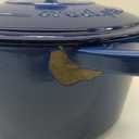 Crock-Pot Artisan Round Enameled Cast Iron Dutch Oven, 7-Quart, Sapphire Blue