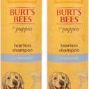 Burt's Bees for Pets Tearless Puppy Shampoo with Buttermilk, 2pk, 95% Natural Origin Formulas, Best Tearless Shampoo for Puppies - Gentle Dog and Puppy Shampoo Tear Free, 16 oz - 2 Pack