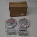 CLOUDY BAY [4 Pack] 6 Inch RGB Smart Recessed Lighting with Gradient Accent Light and Night Light,2700K~6500K,15W Recessed Lights Ultra-Thin Downlight Compatible with Alexa and Google Home Assistant