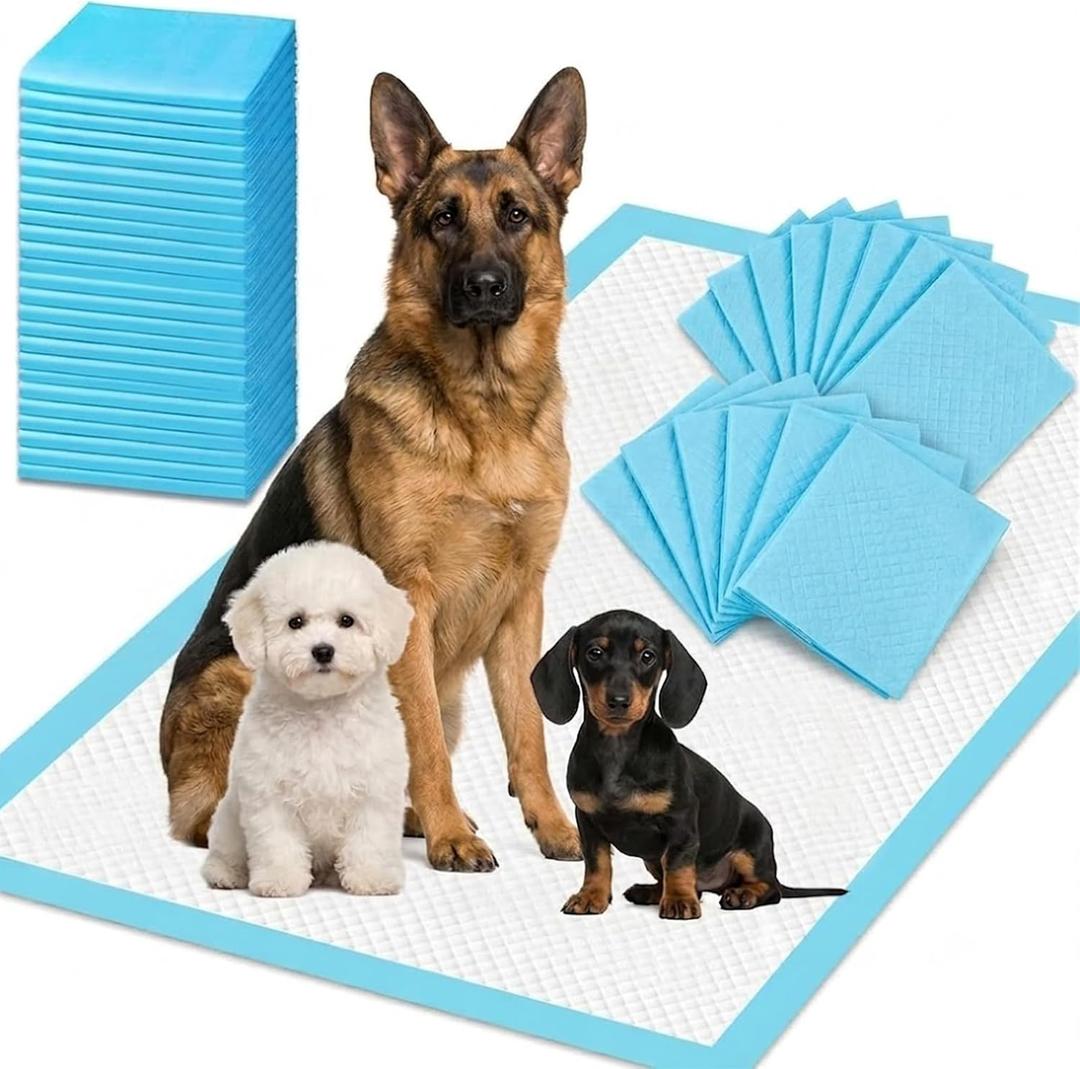 XXXXL Puppy Pee Pads for Dogs 36"x51" 40 Count, Extra Large Dog Pee Pads, Leak-Proof & Super Absorbent Dog Pee Pads, Thicken Disposable Potty Pads Puppy Training Pads for Cats Rabbits
