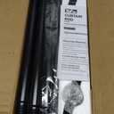 YaFex Curtain Rods 32-144 Inch, Heavy Duty 1 Inch Adjustable Curtain Rod for Windows, Black Extra Long Window Treatment Rods, Modern Design, Easy Installation