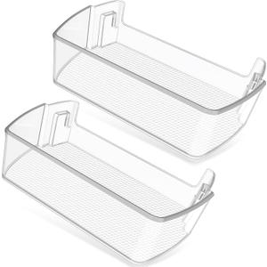 2PACK UPGRADED MAN63948504 Refrigerator Door Shelf Bin Compatible with LG Fridge Door Shelf Replacement Parts LMXS28626S LFXS26973S LFXC22526D MAN63948504 Kenmore LG Fridge Door Bin Shelves Basket