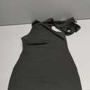 Halter Mock Neck Bodycon Mini Dresses for Women Going Out Dress Summer Short Club Cocktail Party Dress with Scarf S