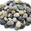 FAHAXIKI Natural River Rocks-40 lbs of Pebbles and River Stones,2-3 Inch Plant Rocks for Landscaping,Garden Paving,Crafting,Walkways,and Outdoor Decorative Stone,Mexican Beach River Rocks