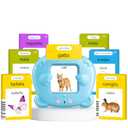 Italian & English Talking Flash Cards for Toddlers, Bilingual Flash Cards for Toddlers with 224 Sight Words, Montessori Learning Toys, Speech Therapy & Sensory Preschool Education Gifts for Kids