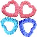Rose Heart Wreath Fondant Chocolate Candy Silicone Mold Cake Decorating Baking Pastry Tools Soap Mould Resin Polymer Clay Mold