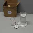 Mini&moe Hamster Water Bottle No Drip – 4 oz Guinea Pig Water Bottle for Glass Tank with Stand Leak Proof Small Animal Water Dispenser for Gerbil Chinchilla Ferret Squirrel Hedgehog