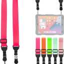Nylon iPad Strap, Adjustable Camera Neck Strap, Comfortable Shoulder Strap for iPad, Cellphone Tablet, Camera, Laptop, Binocular, Luggage Bag(Pink Universal Neck Lanyard) (Fuchsia)