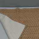 MatEssenz 20"x30" Kitchen Rugs, Woven Kitchen Mats for Floor, Machine Washable Mats Boho Style, Non Slip, Anti-Skid TPR Backing for Kitchen, Non-Slip, Durable, Easy Clean, Everyday Use Brown