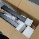 VEVOR Handrail for Outdoor Steps, 2-3 Steps Arch#2 Outdoor Handrail, Adjustable Wrought Iron Staircase Handrail, Thickened Stair Railings for Porch Railing, Deck Handrail