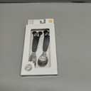 Bumkins Disney Toddler Utensils, Kids Size Fork and Spoon Set, Silicone and Stainless-Steel Training Silverware, Fork / Spork for Self-Feeding, Children Learning to Eat, 18 Mos Up, Mickey Mouse