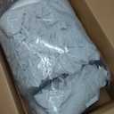 BOV 3 PCS Ruffle Quilt King Size, Exquisite King Bedspread with 2 Pillow Shams All Seasons for Modern Bedroom Decor (106"x96",Gray)