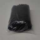 Smiry Luxury Chenille Bathroom Rugs 40x24, Extra Soft and Absorbent Shaggy Bath Mat, Machine Washable, Non-Slip Plush Carpet Runner for Tub, Shower, and Floor, Home Decor Accessories, Black