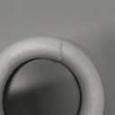 Craft Foam Wreath, Polystyrene Styrofoam Foam Circles Ring, White Foam Wreath for Christmas, Floral Arrangement, Christmas, Wedding, Home Decoration, DIY Arts 9PCS