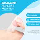 OK TAPE OKPore Transparent Medical Tape (Pack of 12) - First Aid Surgical Tape Hypoallergenic and Breathable for Wound Dressing Care, Latex Free, 1in x 10yds