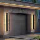 31 Inch Outdoor Wall Lights Set of 2, Long Modern Wall Sconce LED IP65 Waterproof Outdoor Wall Lamp 3000K Modern Wall Mount Exterior Light Fixture for House Garage