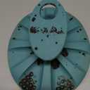 Silicone Body Scrubber Shower Bath Wash Brush Gentle Exfoliating Scrub Cleansing Loofah for Women Men Baby Sensitive Skin, Easy to Clean, Lather Nicely, More Hygienic, 1 Pack, Cyan