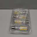 4-Pack Vintage Edison Bulbs 60W Equivalent, 850LM 6W LED Light Bulb Neutral White 4000K, ST58 Filament Lighting E26 Base, Non-Dimmable