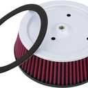 High Performance Air Filter HD-0800 For Harley Davidson 1999-2007 Dyna Series, 2000-2015 Softail Series and 1999-2007 Touring Models Equipped With High-Flow Cleaner Kit