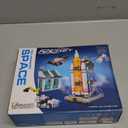 Exploratory Building Blocks Set: 461PCS Rocket, Space Shuttle, Moon Buggy, and Satellite Kit - STEM Learning with Space Capsule - Ideal for 6-12 Year Old Boys