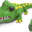 [2025 NEW] Remote Control Crocodile Robot Car | Rechargeable 2.4GHz RC Alligator Toy with Realistic Biting & Roaring Sounds, 3-in-1 Prank Game & Interactive Play, Fun Gift for Boys & Girls Ages 310