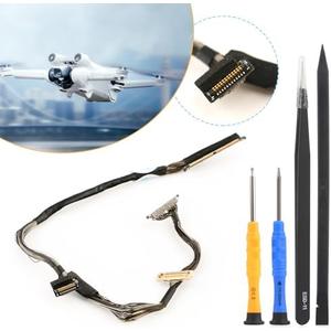 for DJI Mini 3/Mini 3 Pro Gimbal Signal PTZ Cable Replacement Mini 3 Pro Camera Signal Transmission Flex Cable Drones Accessories Parts with Repair Tools