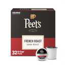 Peet's Coffee, Dark Roast Single Serve Coffee Pods - French Roast 32 Count (1 Box of 32 Pods) (EXP 05/16/27)