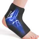ONLYCARE Ankle Ice Pack Wrap for Swelling, Upgraded Gel Ice Pack Reusable, Hot Cold Therapy, Cold Pack for Sprained Ankle Injuries, Achilles Tendonitis, Plantar Fasciitis