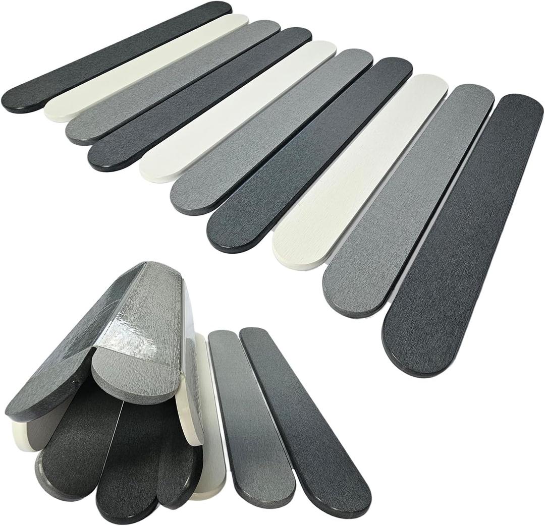 Foldable Stone Bath Mats for Bathroom, Super Absorbent Diatomaceous Earth Bath Mats, Quick Drying Non Slip Mat, 23.6 x 15.5 Inch Folding Grey Bath Stone Mat, Easy Storage and Compact.