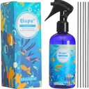 Natural Bedroom Linen Spray Scented Room Mist with Plant Extracts Long Lasting Freshness for Sheets, Pillows & Curtains –Ocean Mist 9oz（3 Bottle）